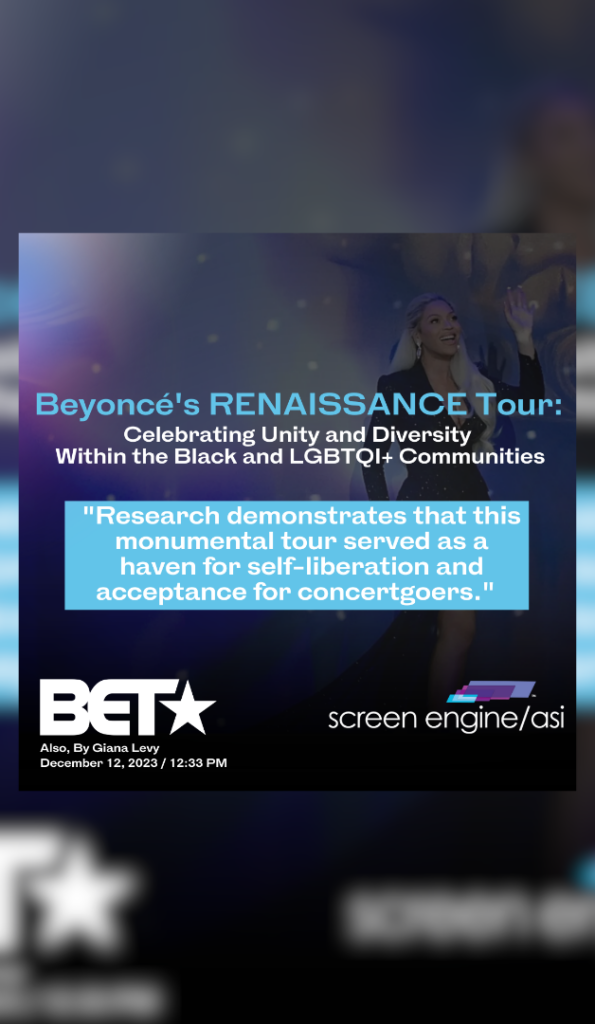 Beyoncé's RENAISSANCE Tour: Celebrating Unity and Diversity Within the ...